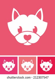 icon West Highland White Terrier crimson