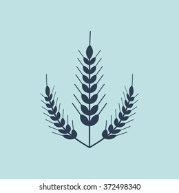 Icon of Wheat Ears. EPS-10.