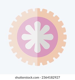 Icon Wheel. related to Car ,Automotive symbol. flat style. simple design editable. simple illustration