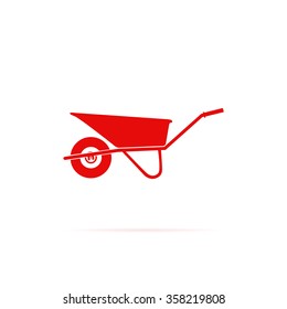 Icon wheelbarrow.