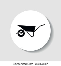 Icon wheelbarrow.