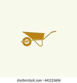Icon wheelbarrow.