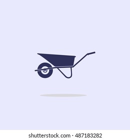 Icon wheelbarrow.