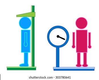 3,581 Measuring height weight Images, Stock Photos & Vectors | Shutterstock