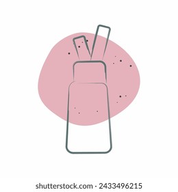 Icon Whipped Cream. related to Milk and Drink symbol. Color Spot Style. simple design editable. simple illustration
