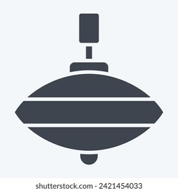 Icon Whirligig. related to Ring symbol. glyph style. simple design editable. simple illustration