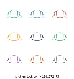  icon white background. Editable line  icon from fastfood. Trendy  icon for web and mobile.