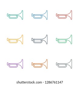  icon white background. Editable line  icon from education. Trendy  icon for web and mobile.