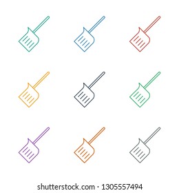  icon white background. Editable line  icon from cleaning. Trendy  icon for web and mobile.