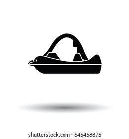 icon. White background with shadow design. Vector illustration.