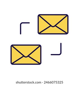 icon with white background vector stock illustrationconversation