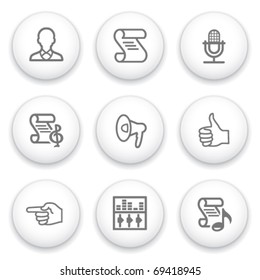 Icon with white button 31