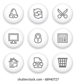 Icon with white button 8