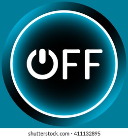 Icon white word off