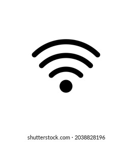 Icon wi fi. Flat icon with icon wi fi for web background design. Internet network.