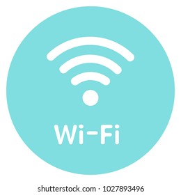 Icon Wi-Fi free zone. Vector sign illustration for website design, print brochures or sticker