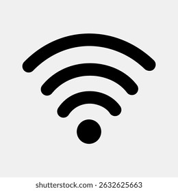 Icon wifi. Internet network elements. Icon in glyph style.