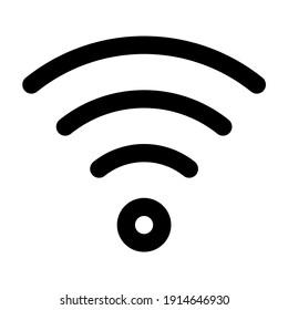 icon wifi using line style