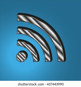 Icon wi-fi. vector illustration