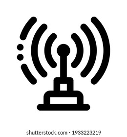 Icon Wifi Zone With Style Outline