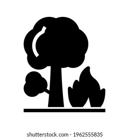 Icon Wildfire With Style Glyph