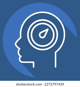 Icon Willpower. related to Psychology Personality symbol. simple design editable. simple illustration
