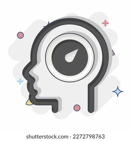Icon Willpower. related to Psychology Personality symbol. simple design editable. simple illustration