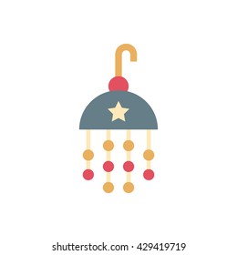 Icon Of Wind Chimes Baby Hanging Toy. EPS 10