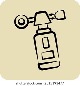 Icon Wind Gauge. related to Measuring symbol. hand drawn style. simple illustration