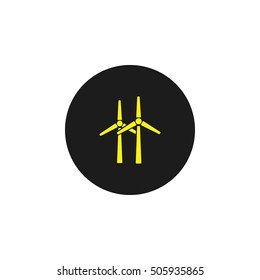 Icon of wind turbines.