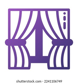 icon window Home and furniture Illustration