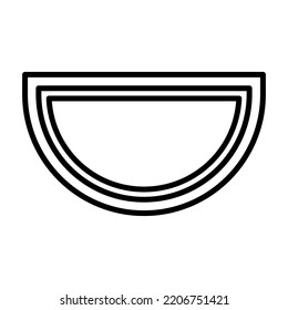Icon window symbol vector line illustration house design and  sign home door glass building outline frame. Architecture isolated white background and line icon element black or exterior furniture 