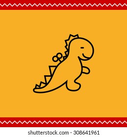 Icon of windup dinosaur toy