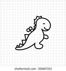 Icon of windup dinosaur toy