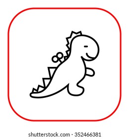 Icon of windup dinosaur toy