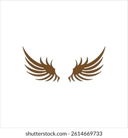 icon wing illustration design trendy