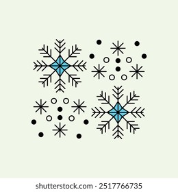 icon winter minimalist vector logo design season