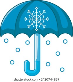 Icon of Winter season with cute style