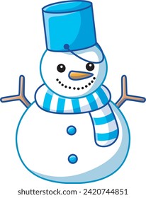 Icon of Winter season with cute style