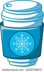 Icon of Winter season with cute style