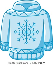 Icon of Winter season with cute style