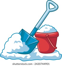 Icon of Winter season with cute style