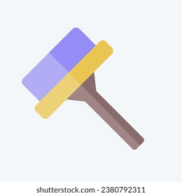 Icon Wiper. related to Cleaning symbol. flat style. simple design editable. simple illustration