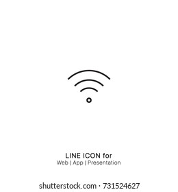 Icon wireless graphic design single icon vector
