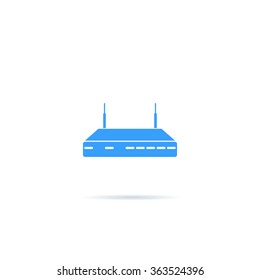 Icon Wireless Router with the antenna.