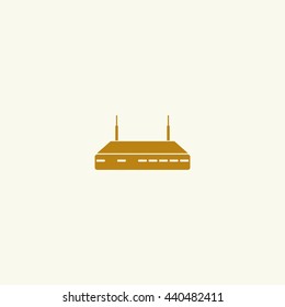 Icon Wireless Router with the antenna.