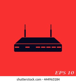 Icon Wireless Router with the antenna.