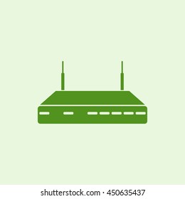 Icon Wireless Router with the antenna.