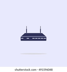 Icon Wireless Router with the antenna.