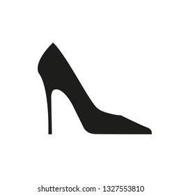 Icon of women's shoes. Simple vector illustration.